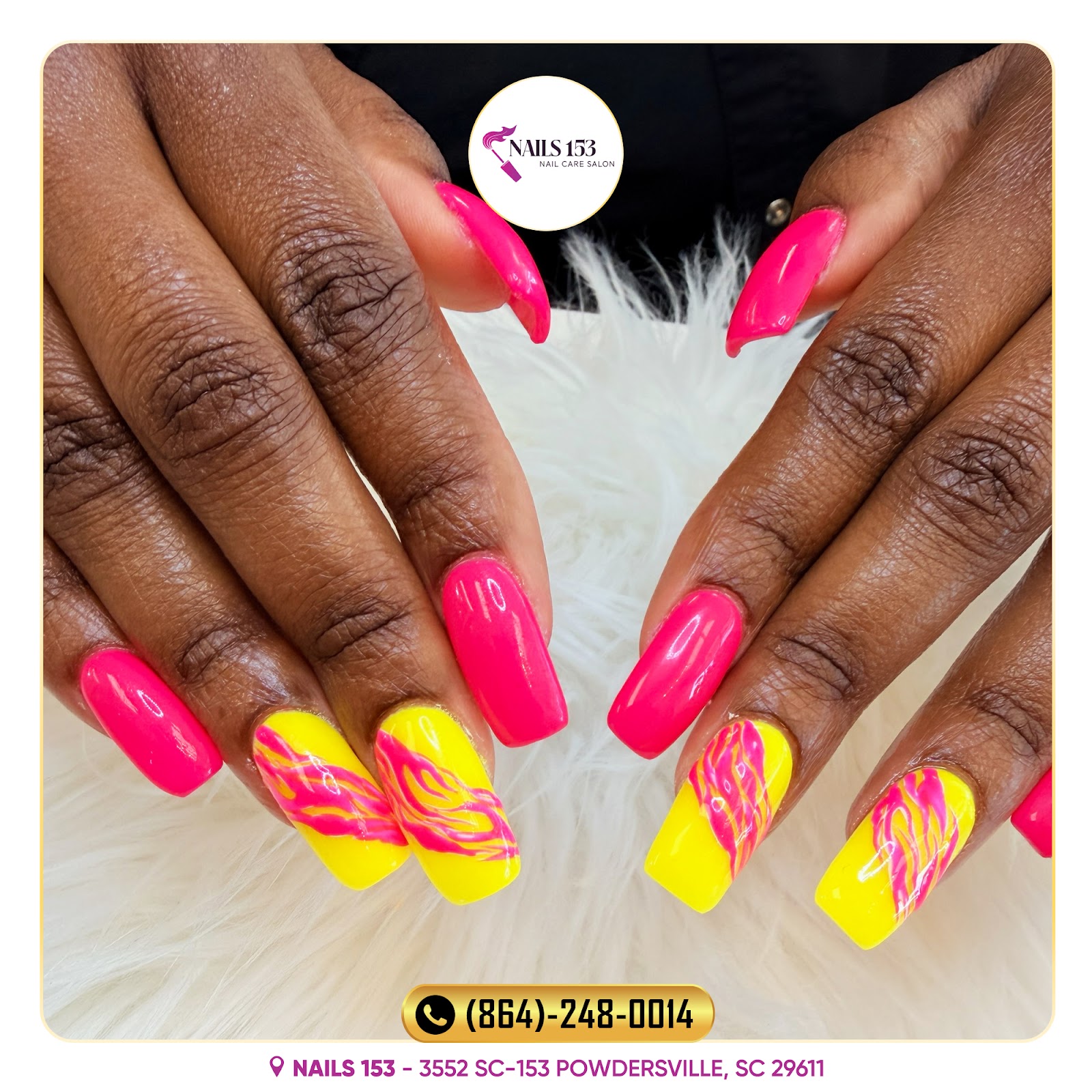 Nails 153 nail work in Powdersville, South Carolina